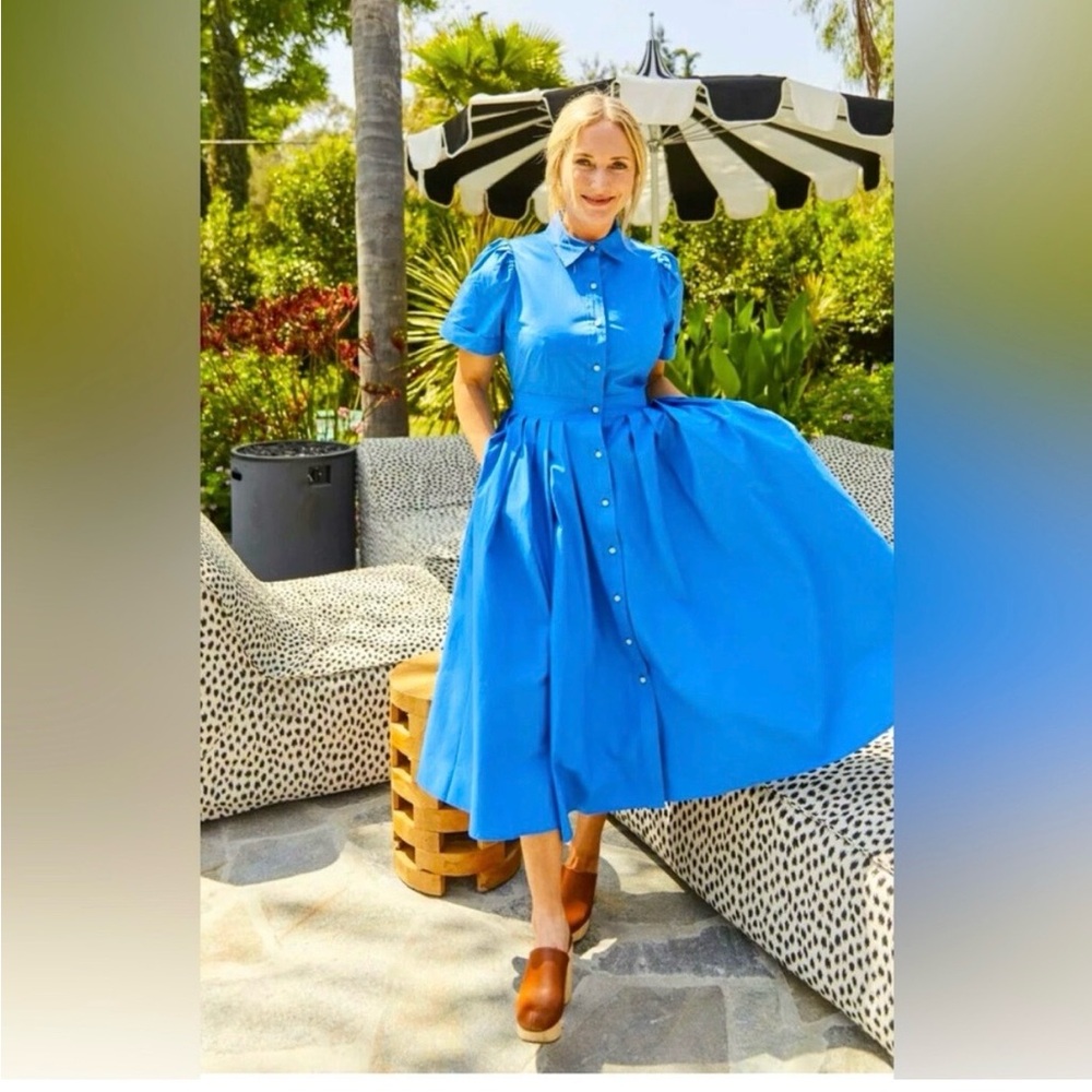 Alexis for Target cobalt blue button-down shirtdress. Size S. Like new.